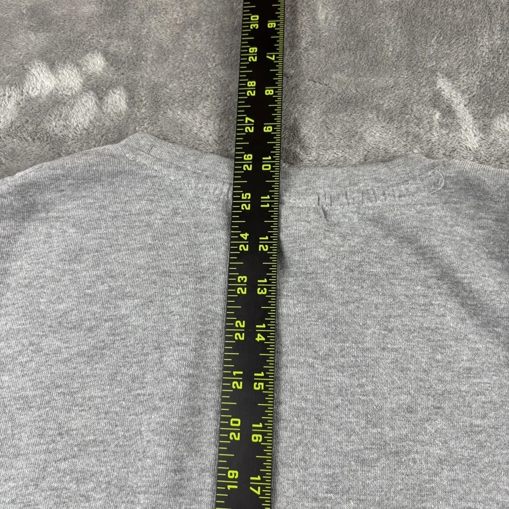 Kansas Jayhawks Basketball Sweatshirt Men Large Heather GrayColosseum Athletics